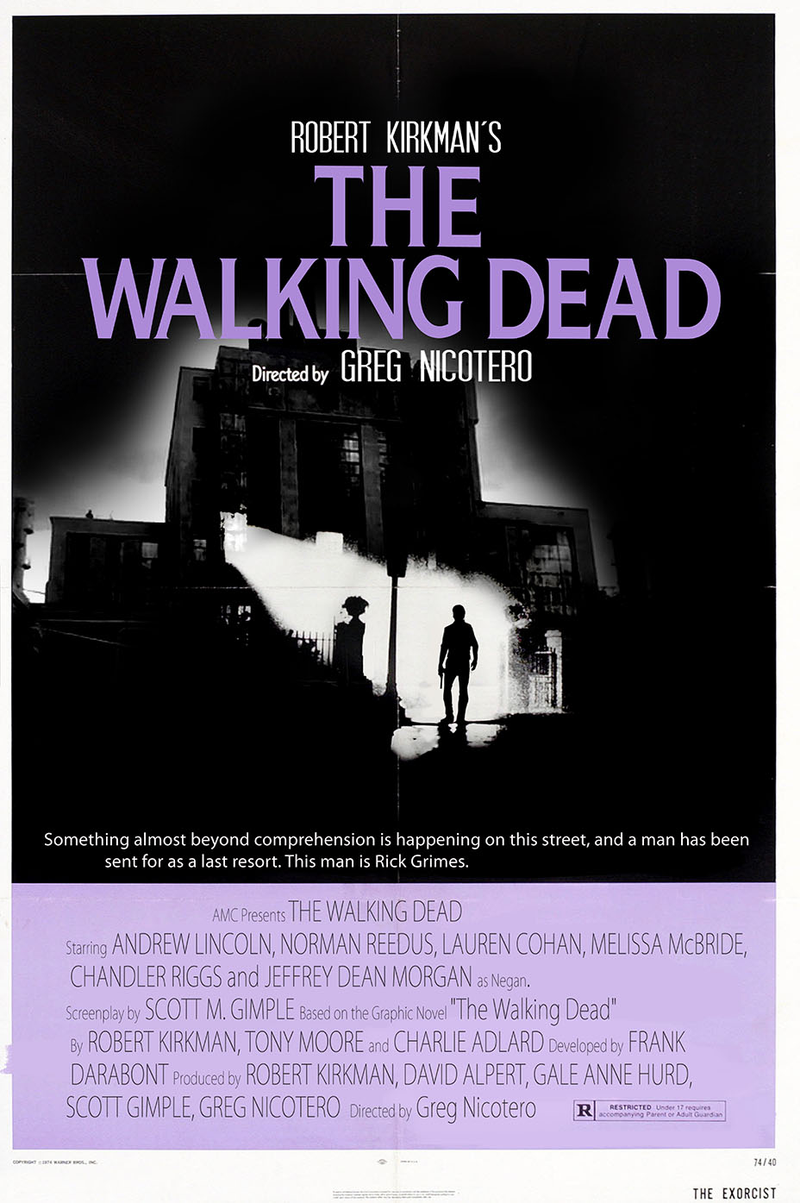 Illustration for article titled The Walking Dead Takes Over Some of the Most Famous Movie Posters Ever
